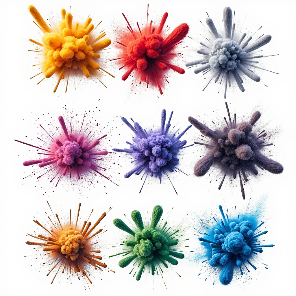 Explosion effect concept art