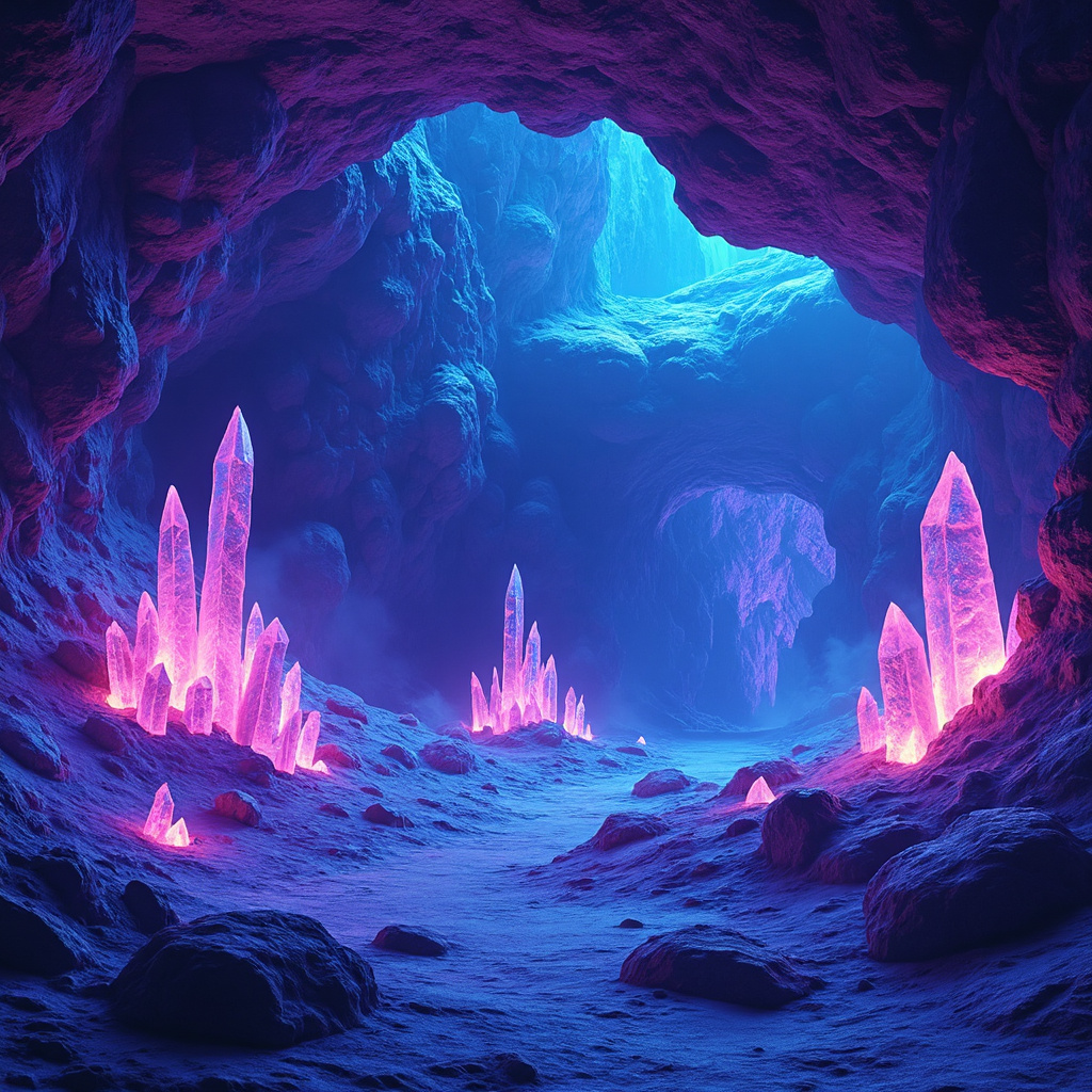 Crystal Caves environment