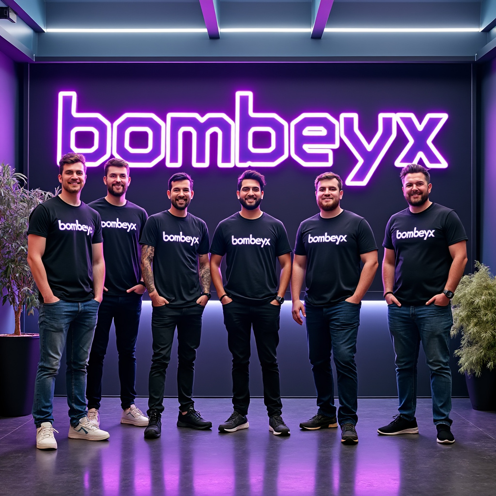 The Bombeyx development team in their studio
